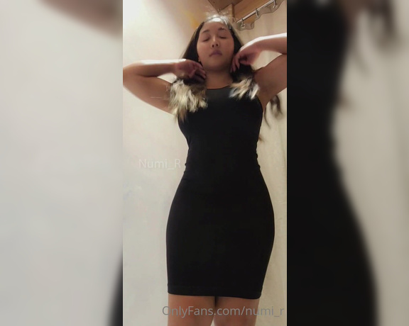 Numi R aka Numi_r OnlyFans - Dressing Room Fun Trying on a little black dress Before you watch the video, question Do you thi