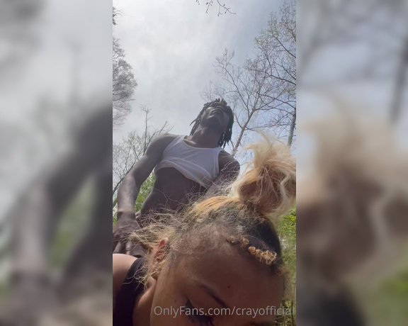 CrayOfficial aka Crayofficial OnlyFans - Getting thrashed in the woods lol 2