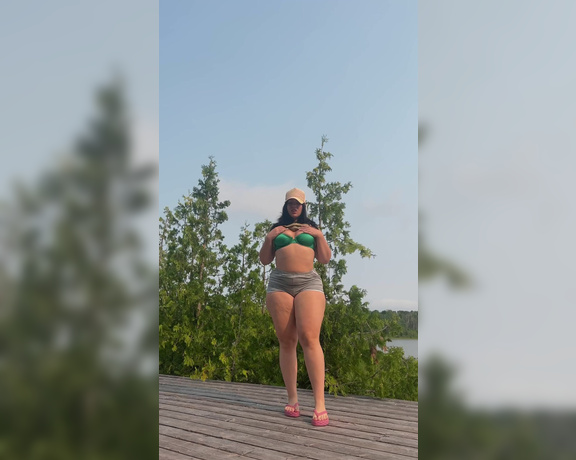 Anja Dee aka Anjadee OnlyFans - Cottage country I wanted to show y’all my bikini