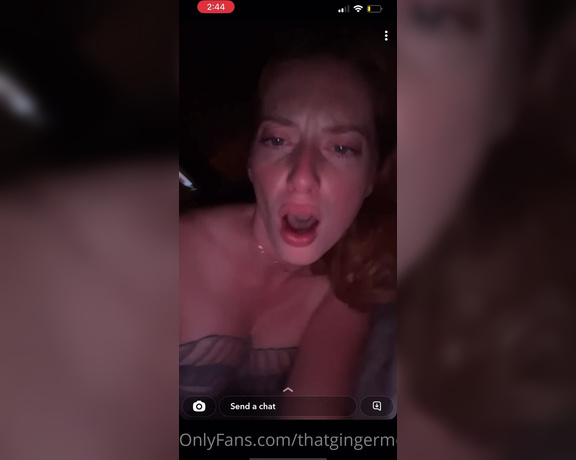 Morgan aka Thatgingermomo OnlyFans - The snaps I sent my hubby while he was in the house and I was getting fucked by my tinder guy @visca