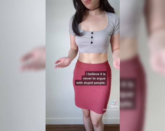 Ari aka Funsizedasian OnlyFans - TikTok Part 3 One of these is a bonus that couldnt be posted on TikTok for reasons  Im a 24