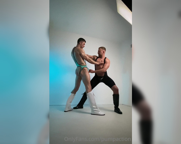 Pump Action aka Pumpaction OnlyFans - Behind the scenes shooting @mrbritainx and @craigmarksxxx