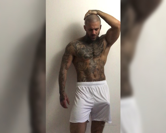 Pump Action aka Pumpaction OnlyFans - Dick swinging in shorts @inkedupashley