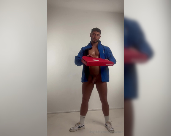 Pump Action aka Pumpaction OnlyFans - Who ordered a pizza Shoot with @prettydumbjock