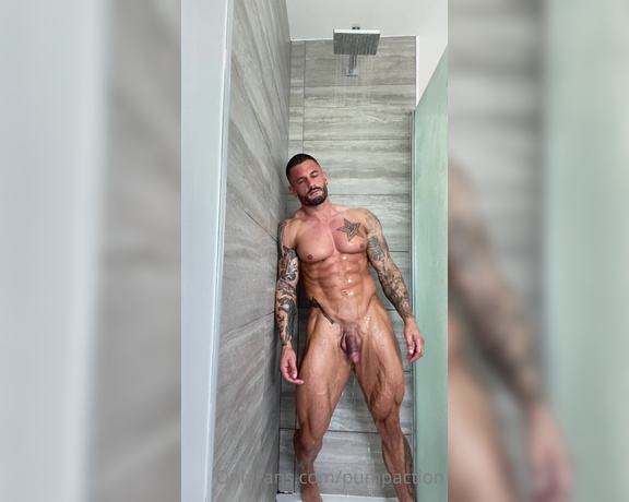 Pump Action aka Pumpaction OnlyFans - More behind the scenes of @shannon9869 in the shower