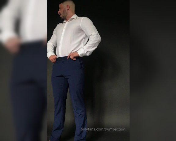 Pump Action aka Pumpaction OnlyFans - @shannon9869 strips out of suit