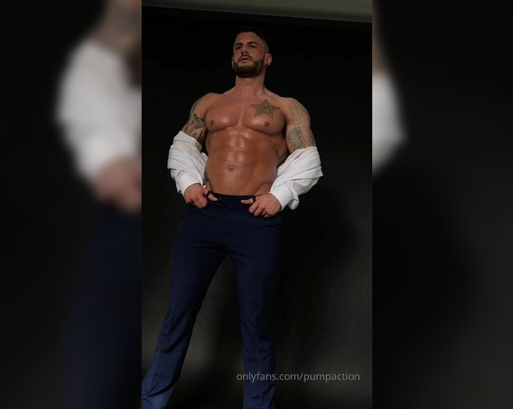 Pump Action aka Pumpaction OnlyFans - @shannon9869 strips out of suit