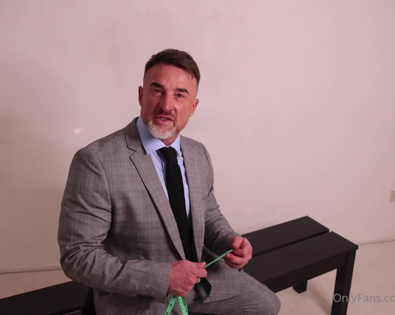 Pump Action aka Pumpaction OnlyFans - PREVIEW The Tailor @ross hurston in a suit ready to measure me up but I freeze him with my stop