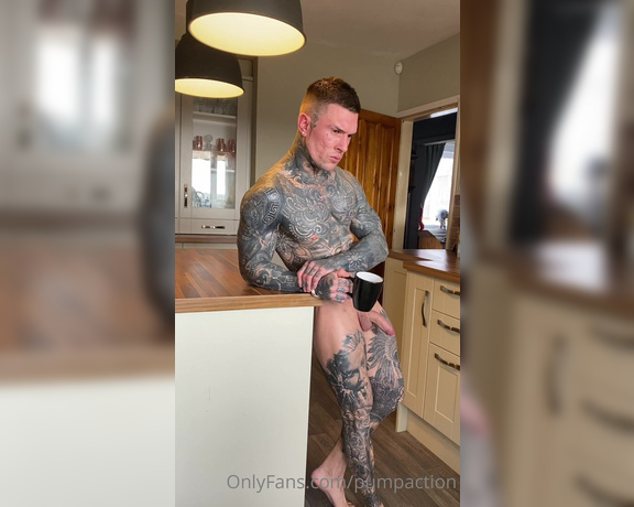 Pump Action aka Pumpaction OnlyFans - @andrewengland in my kitchen
