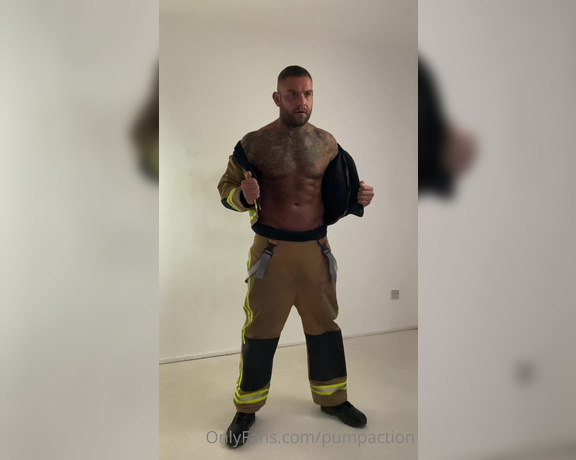 Pump Action aka Pumpaction OnlyFans - @andyleexxx shooting in a fireman’s outfit We also did a fireman themed mind control vid to be relea