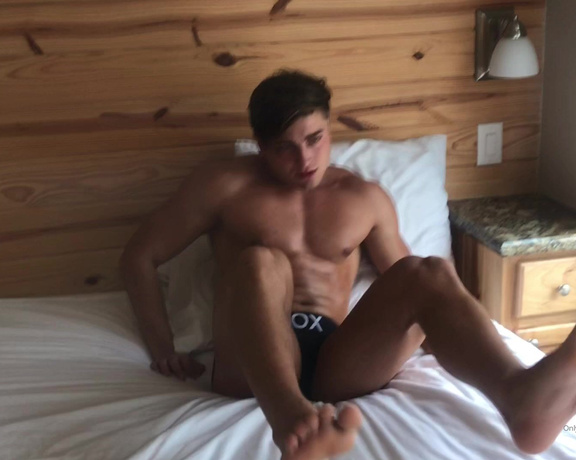 Pump Action aka Pumpaction OnlyFans - @carloseffort posing on the bed