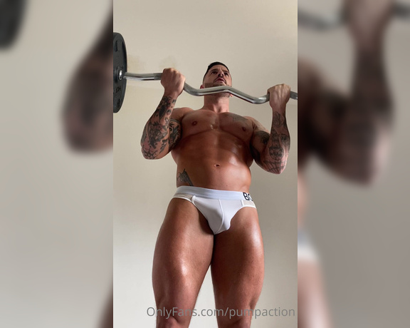 Pump Action aka Pumpaction OnlyFans - Behind the scenes of @shannon9869 getting a pump in a jock