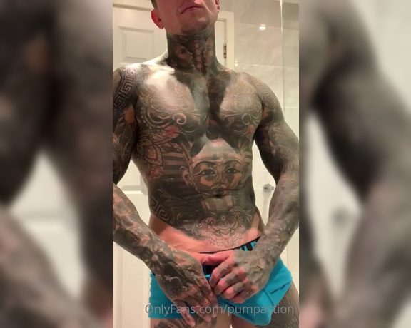 Pump Action aka Pumpaction OnlyFans - The legendary and infamous Fully tatted fitness model and my bro @andrewengland lighting up OnlyFans