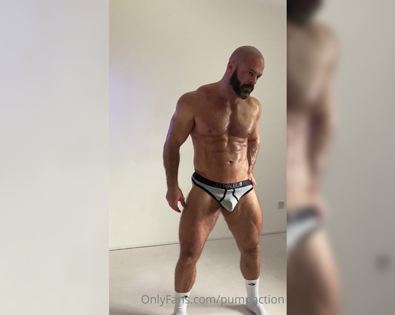 Pump Action aka Pumpaction OnlyFans - @max alpha shooting in a thong