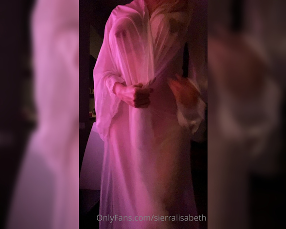 Sierra Lisabeth aka Sierralisabeth OnlyFans - Opening my white robe and wearing nothing underneath, I sent the no pasties and no kitty emoji vers