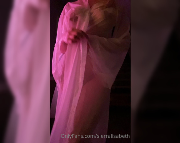 Sierra Lisabeth aka Sierralisabeth OnlyFans - Opening my white robe and wearing nothing underneath, I sent the no pasties and no kitty emoji vers