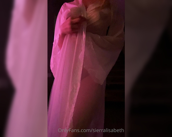 Sierra Lisabeth aka Sierralisabeth OnlyFans - Opening my white robe and wearing nothing underneath, I sent the no pasties and no kitty emoji vers