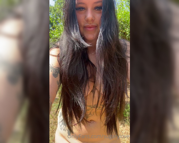 Sugar love aka Sugarylove OnlyFans - I love being able to walk around my front yard totally naked