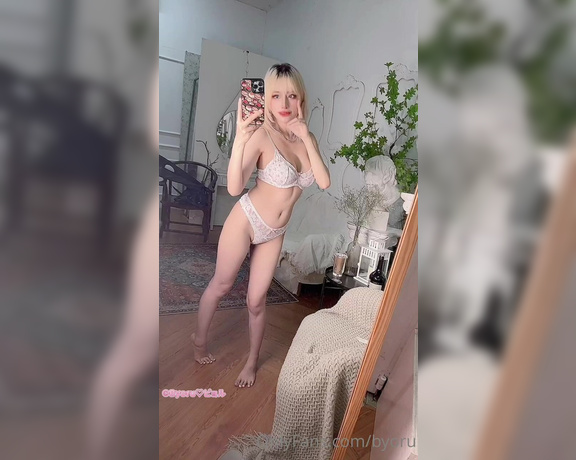 Byoru aka Byoru OnlyFans - Yesterday I took some cute selfies and vids wearing casual lingerie $22 tips for more sexy vids