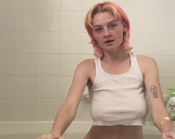 Ethereal Lovebug aka Ethereallovebug OnlyFans - Pouring water on my titties in a white tank do you prefer the normal video or the edited one ) 2