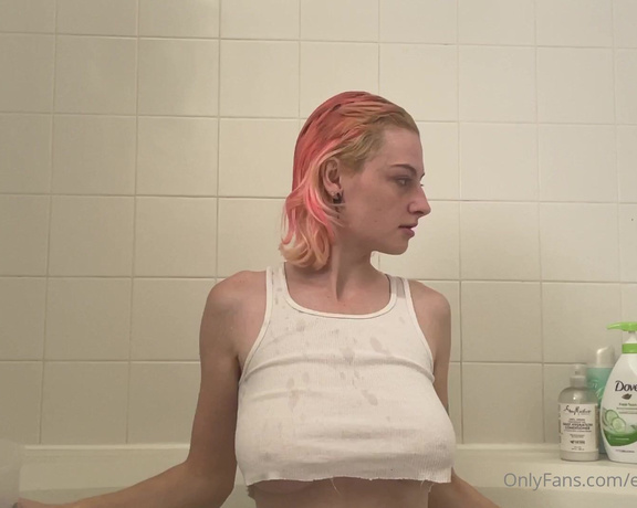 Ethereal Lovebug aka Ethereallovebug OnlyFans - Pouring water on my titties in a white tank do you prefer the normal video or the edited one ) 1