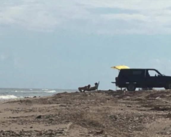 Hollyhotwife Picking Up A Stranger On The Beach