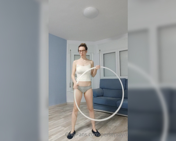 LolaPersepo -  just practicing a new hoop routine,  Teen, Big Tits