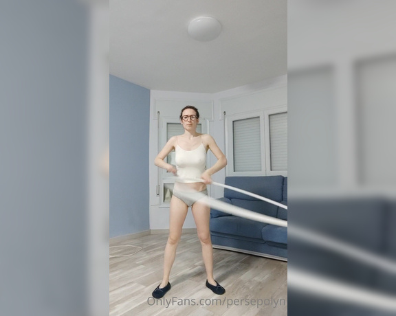 LolaPersepo -  just practicing a new hoop routine,  Teen, Big Tits