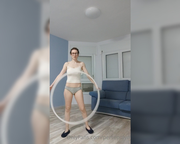 LolaPersepo -  just practicing a new hoop routine,  Teen, Big Tits