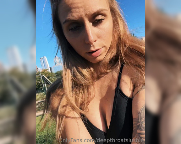 Mila Slushie aka Deepthroatslushie OnlyFans - If you came in my mouth should I swallow or spit