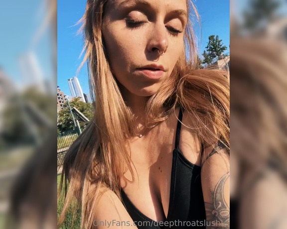 Mila Slushie aka Deepthroatslushie OnlyFans - If you came in my mouth should I swallow or spit