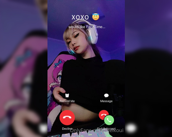 Mei Kou aka Meikoui OnlyFans - POV You’re not paying me enough attention on a face call so I show the perfect solution Very quick
