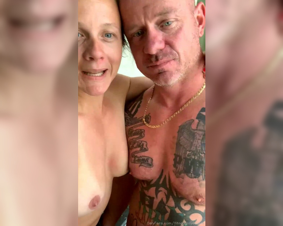 FitNaughtyCouple aka Fitnaughtycouple OnlyFans - Popping in to say heyyyyy!!!! Getting ready to clean up this sexy ass so he can get a good fucking