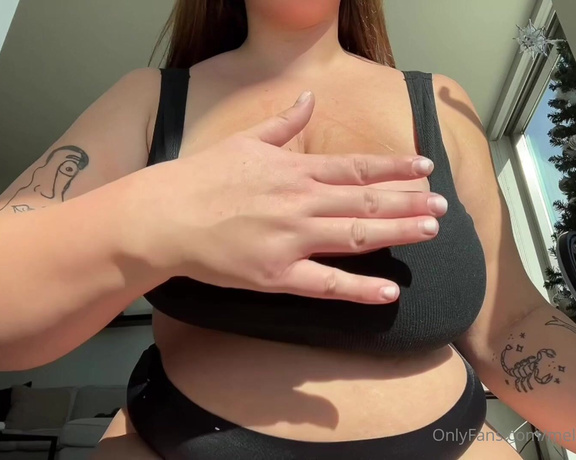 Summer aka Melkteeth OnlyFans - BJ from below , oiling up my titties and nipple clamps