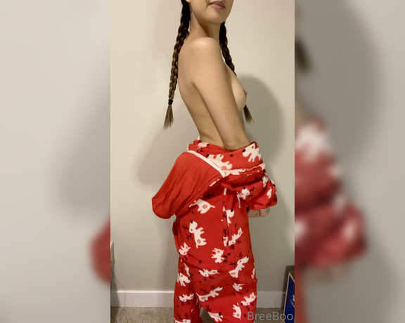 Bree Boo aka Breeboo OnlyFans - Just a little fun striptease from my onesie I posted on Friday!