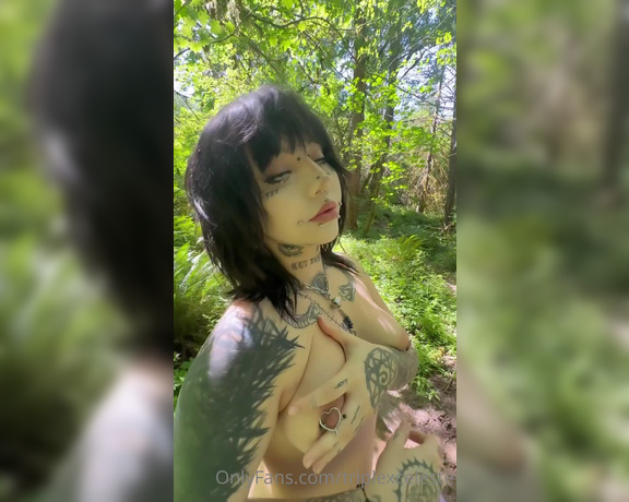 Celeste aka Triplexceleste OnlyFans - Chase me in the woods