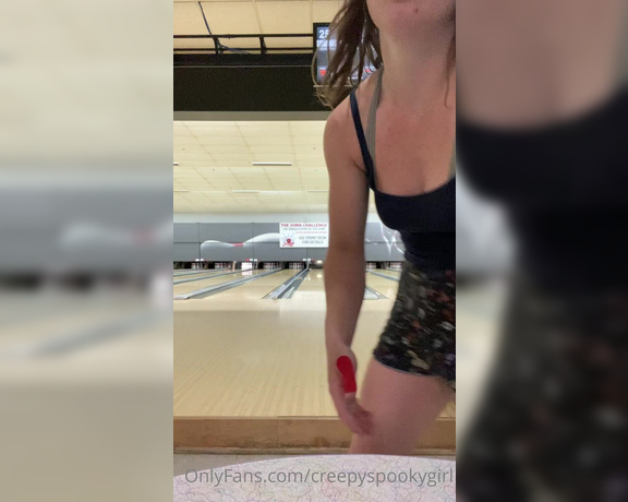Freckled Spirit aka Freckledspirit OnlyFans - Y’all wanted to see me bowl First time in over a year Games were 161, 217, 207