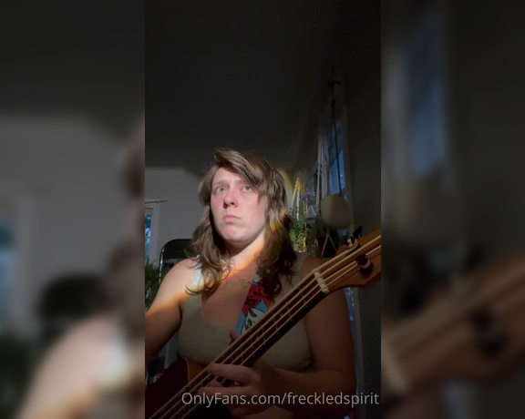 Freckled Spirit aka Freckledspirit OnlyFans - Bass song I wrote! Do you like