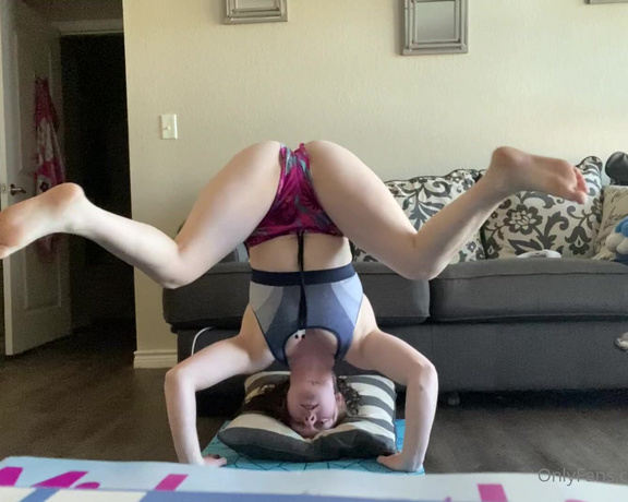 Freckled Spirit aka Freckledspirit OnlyFans - Morning yoga but also me messing around Wait til the end