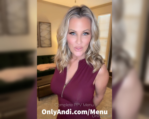 Mrs Andi aka Onlyandivip OnlyFans - Dont forget about my Premium Video Menu! I make it easy as possible to get very hard!  OnlyAndi