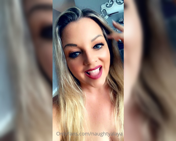 Naughty Alaya aka Naughtyalaya OnlyFans - Happy filthy Sunday video my loves