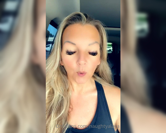 Naughty Alaya aka Naughtyalaya OnlyFans - Personal video from me as I am out and about I appreciate you all so very much