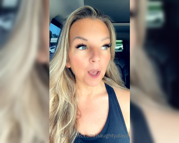 Naughty Alaya aka Naughtyalaya OnlyFans - Personal video from me as I am out and about I appreciate you all so very much