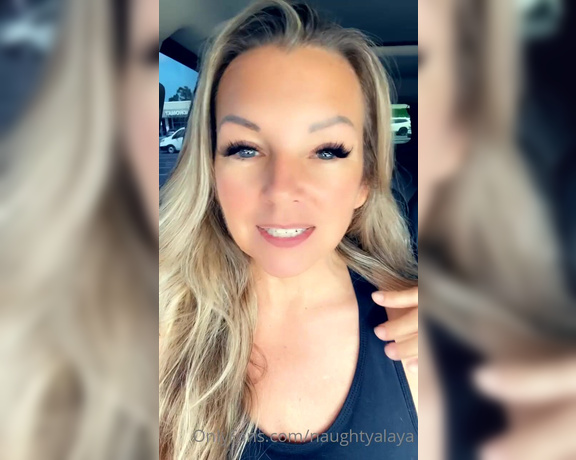 Naughty Alaya aka Naughtyalaya OnlyFans - Personal video from me as I am out and about I appreciate you all so very much