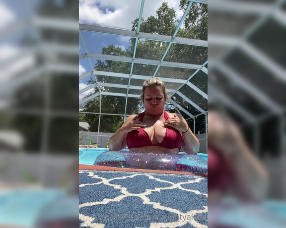 Naughty Alaya aka Naughtyalaya OnlyFans - Hot Pool video of your MILF sunbathing, cumming, toe play while the neighbor watches mob that so t 2