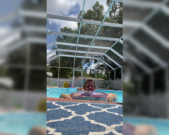 Naughty Alaya aka Naughtyalaya OnlyFans - Hot Pool video of your MILF sunbathing, cumming, toe play while the neighbor watches mob that so t 2