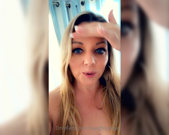 Naughty Alaya aka Naughtyalaya OnlyFans - Video from earlier after my Sunday filthy funday Lol What a cummy day