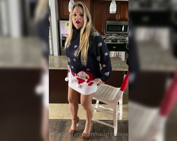 Naughty Alaya aka Naughtyalaya OnlyFans - Katie’s fashion corner presents this hot sweater dress for the holidays, sexy fuck my heels and cr 2