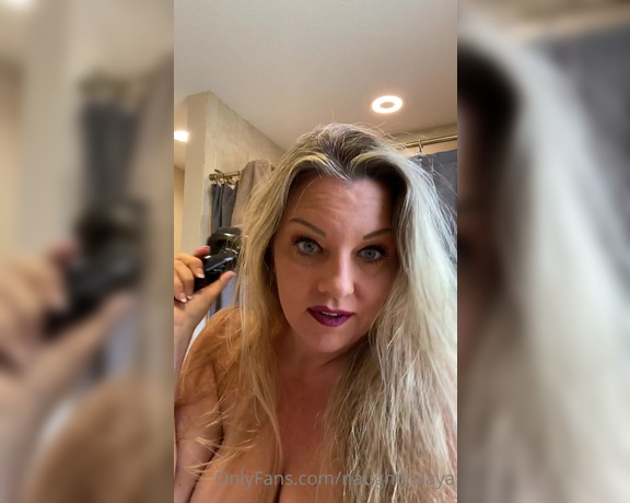 Naughty Alaya aka Naughtyalaya OnlyFans - Hot hair drying and big titty bouncing video! Finally feeling like myself and done in the shower now