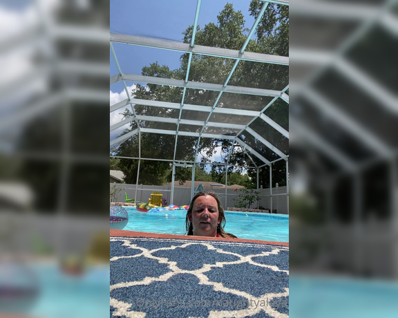 Naughty Alaya aka Naughtyalaya OnlyFans - Red bikini pool video Omg I love teasing my neighbor while I Am in the pool Come join me In the